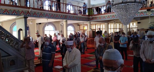 Jandarma ve Emniyet Müdürlüğü tarafından yapılan covid 19 cami denetimleri